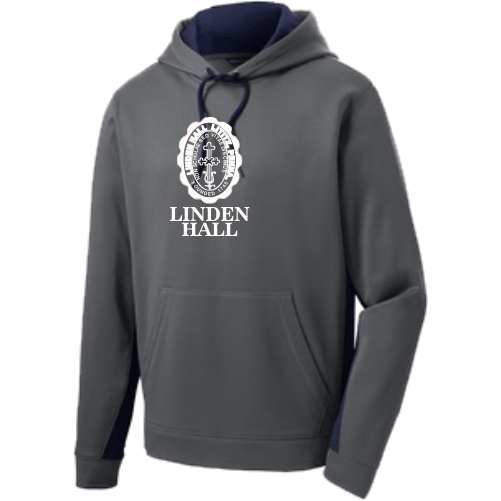 Q YST235 Youth sport WickColorblock Hooded Pullover