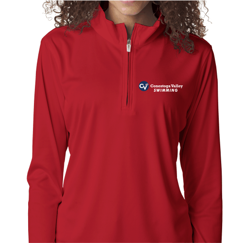 S 8424L Ladies Ultra Club Perfromance 1/4 Zip Pullover