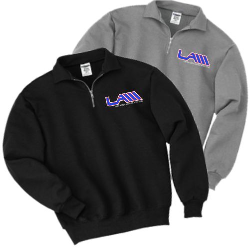 C X4528M Adult 1/4 zip Puover Sweatshirt with Cadet Collar