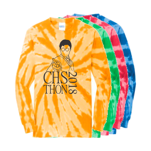 D PC147LS Youth or Adult LS TieDye T-Shirt