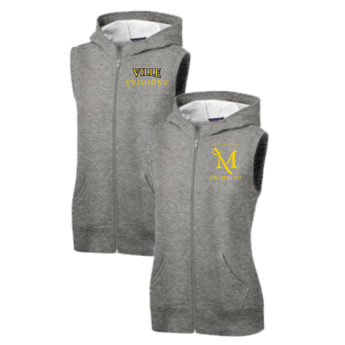 OLST268 Sport-Tek Hooded Vest- Gray