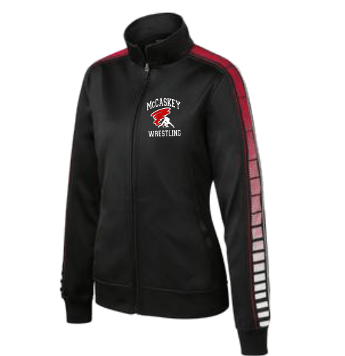 LA LST93 Ladies Sport Tek Tricot Track Jacket