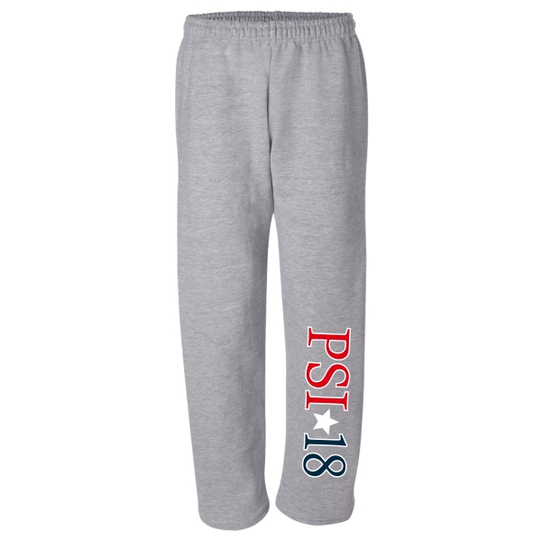 F04 - Grey Open Bottom Sweatpants