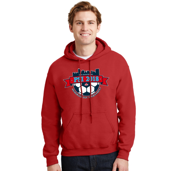 C01 - Red Hooded Sweatshirt