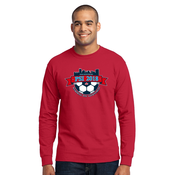 B01 - Red Long Sleeve Tee