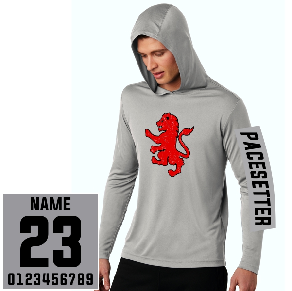 B09 - Lion Dry Fit Long Sleeve Hooded Tee