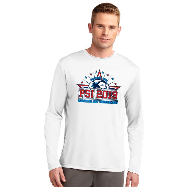 G04 - White Dry Fit Long Sleeve Tee