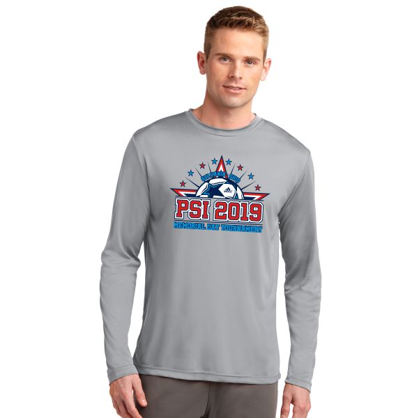 G03 - Silver Dry Fit Long Sleeve Tee