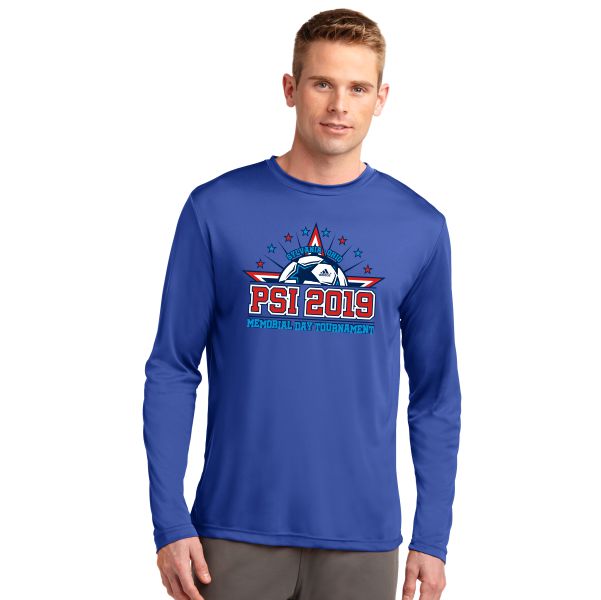 G01 - Royal Dry Fit Long Sleeve Tee