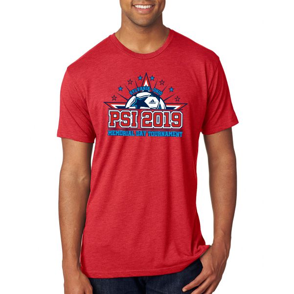 D02 - Red Triblend Tee