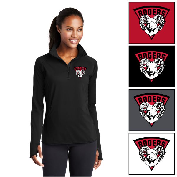 A09 - Ladies Dry Fit Quarter Zip