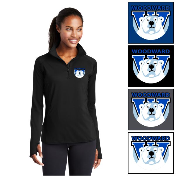 A09 - Ladies Dry Fit Quarter Zip