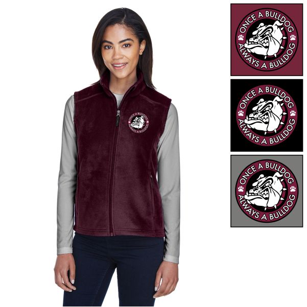 A16 - Ladies Full Zip Fleece Vest
