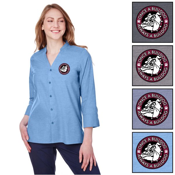 A20 - Ladies Chambray Blouse