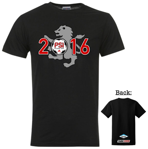 PSI01 - Tournament Short Sleeve Tee (BLACK)