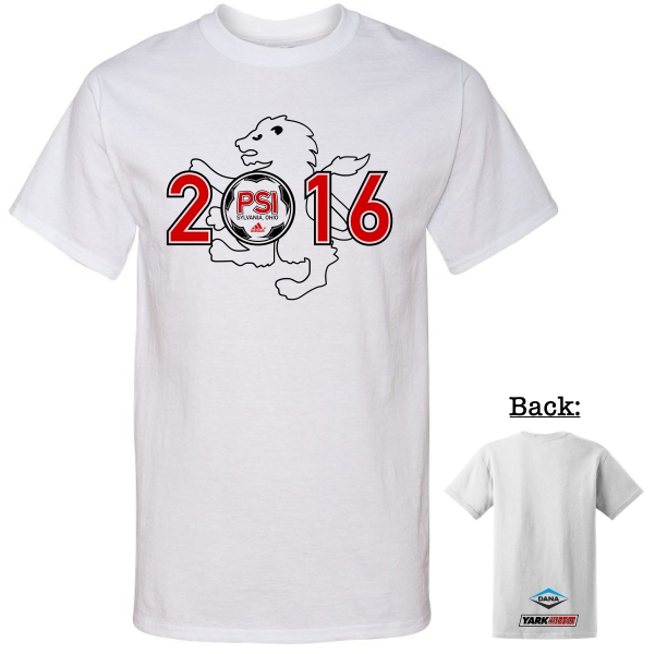 PSI02 - Tournament Short Sleeve Tee (WHITE)