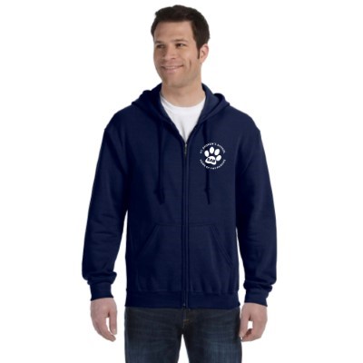 13 Adult Zippered Hooded Sweatchirt