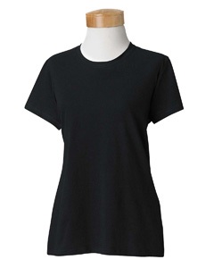 100 - Black Female Cotton Tee