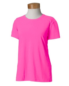 101 - Bright Pink Female Cotton Tee