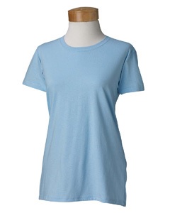 106 - Light Blue Female Cotton Tee