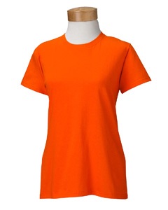 110 - Orange Female Cotton Tee