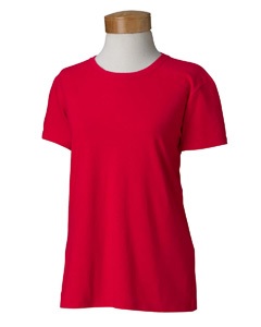 111 - Red Female Cotton Tee