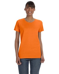 114 - Safety Orange Female Cotton Tee