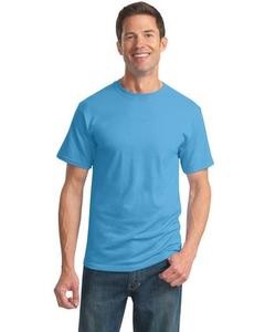 150 - Aqua Blue 50/50 Male Tee