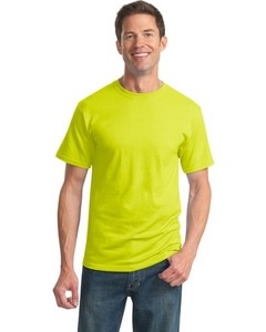 160 - Safety Green 50/50 Male Tee