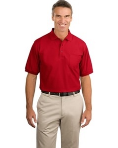 255 - Red Male Polo W pocket