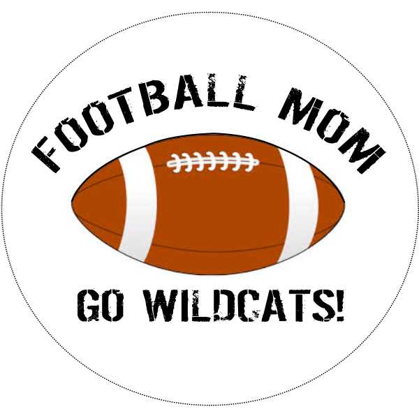 11MB Football Mom Car Magnet