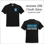 Youth 562B Crewneck - Love is Love