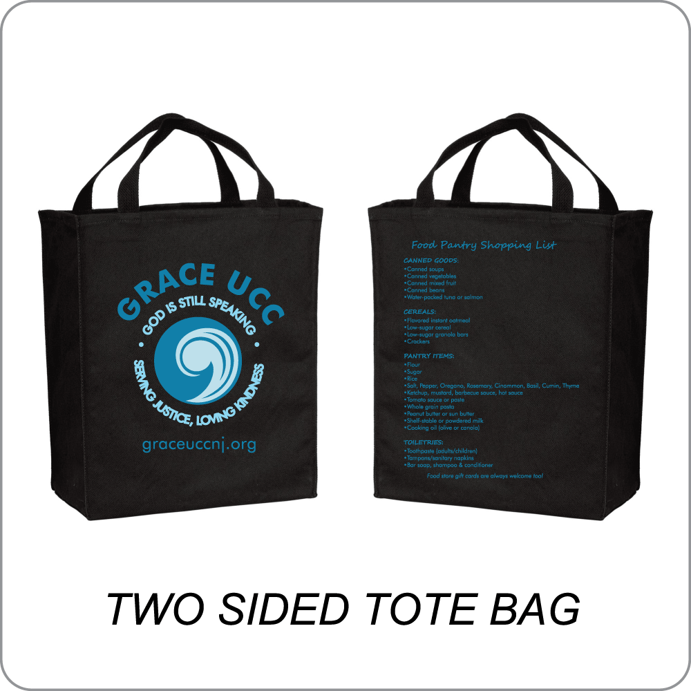 Black Tote Bag (2 Sided)