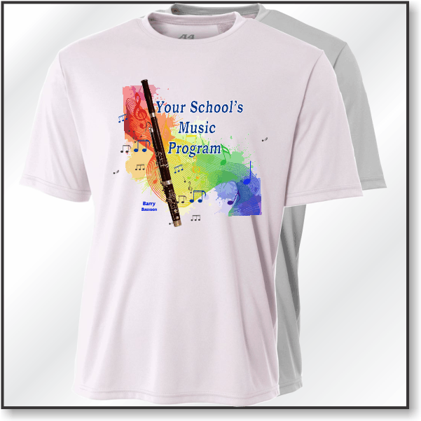 A4 Performance Tee - Design 2 - Bassoon