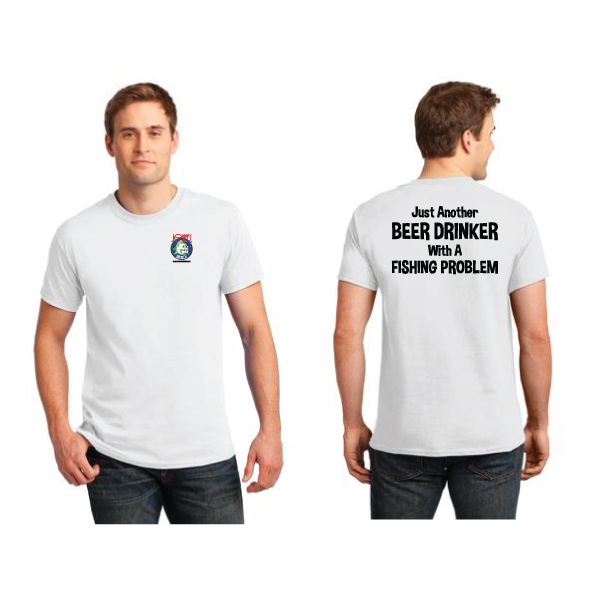  3) Beer Drinker White T-Shirt