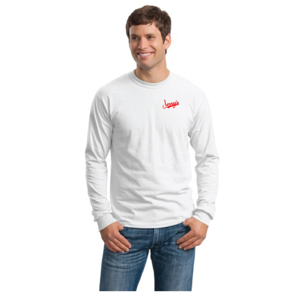  6) Jerry Hook White Long Sleeve