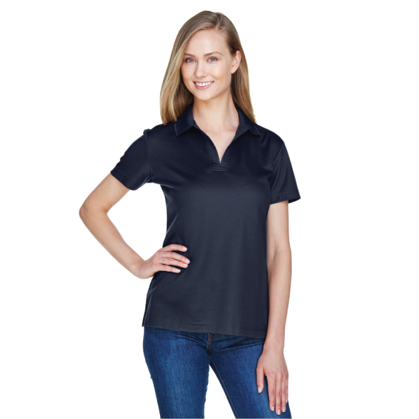  2) Ladies CrownLux Performance Polo (W02GD)