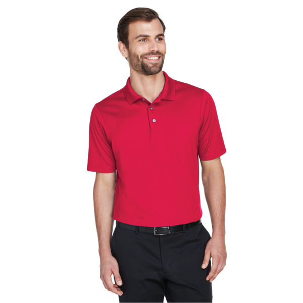  1) Mens Crown Lux Performance Polo (02GD)