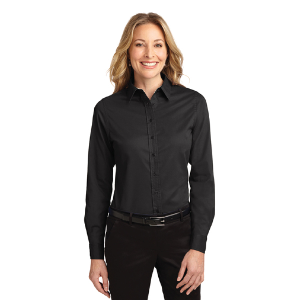  8) Ladies Long Sleeve Twill Shirt (806L)