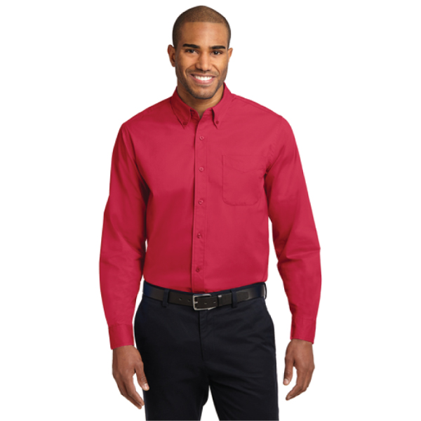 7) Mens Long Sleeve Twill Shirt (806S)