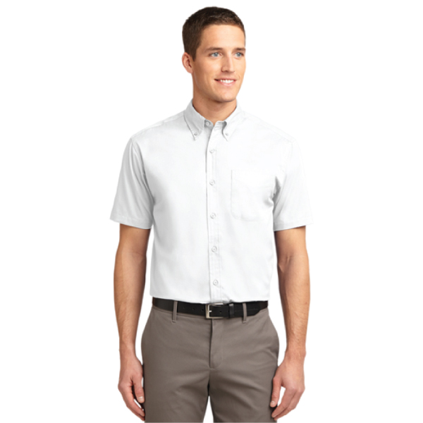  5) Mens Short Sleeve Twill Shirt (805S)
