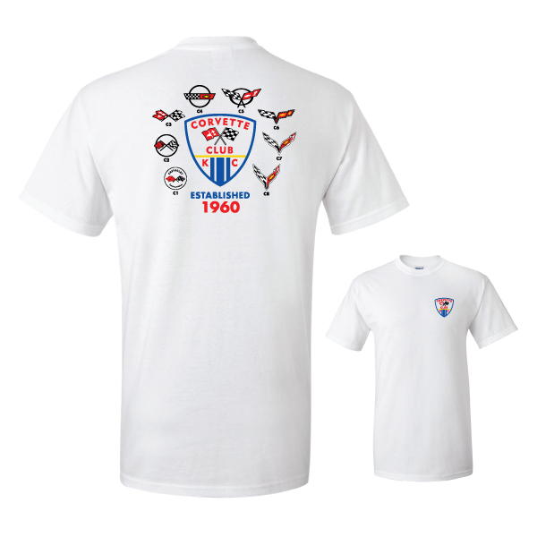 0)Mens 60th KC Corvette Club T-shirt