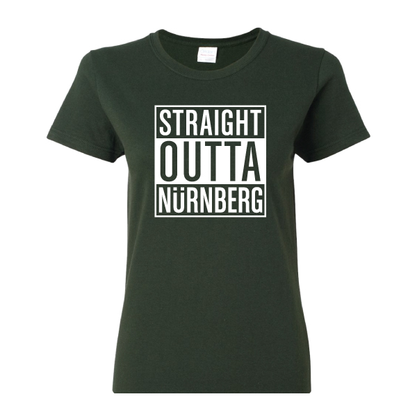 20) T-shirt  Ladies "Straight out of Nurnberg"