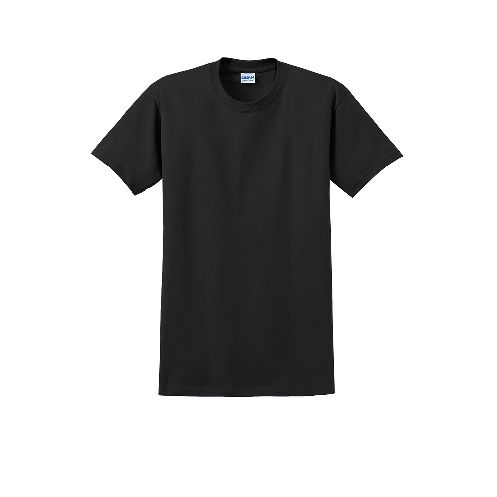 G200 100% Cotton T-shirt Screen Printed Logo A Left Chest and Logo B on Back