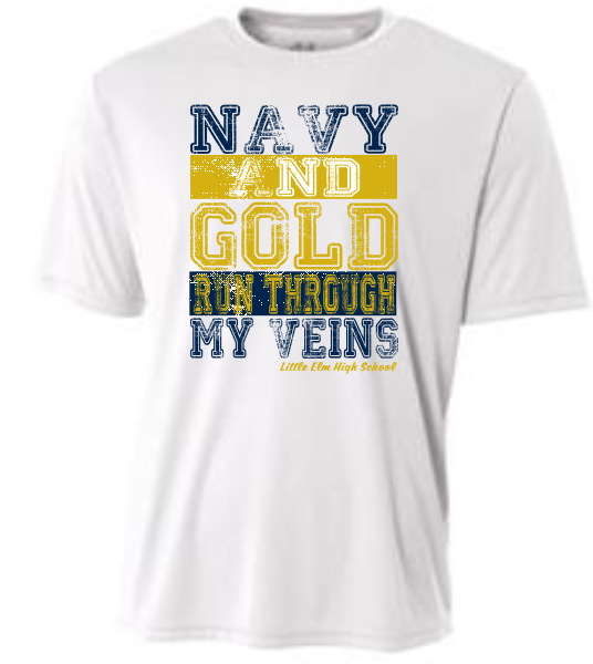 AE - Navy and Gold Dri-Fit