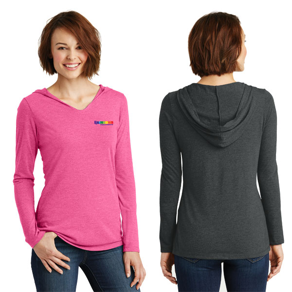 003 DM139L District Women's Perfect Tri Long Sleeve Hoodie