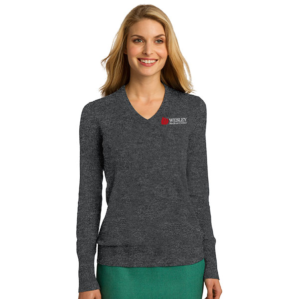 021 LSW285 Ladies V-Neck Sweater
