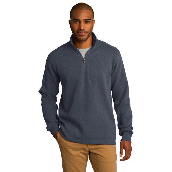 026 F295 Slub Fleece 1/4-Zip Pullover