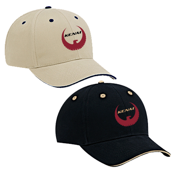 23-430 Brushed Cotton Twill Sandwich Visor Low Profile Pro Style Cap