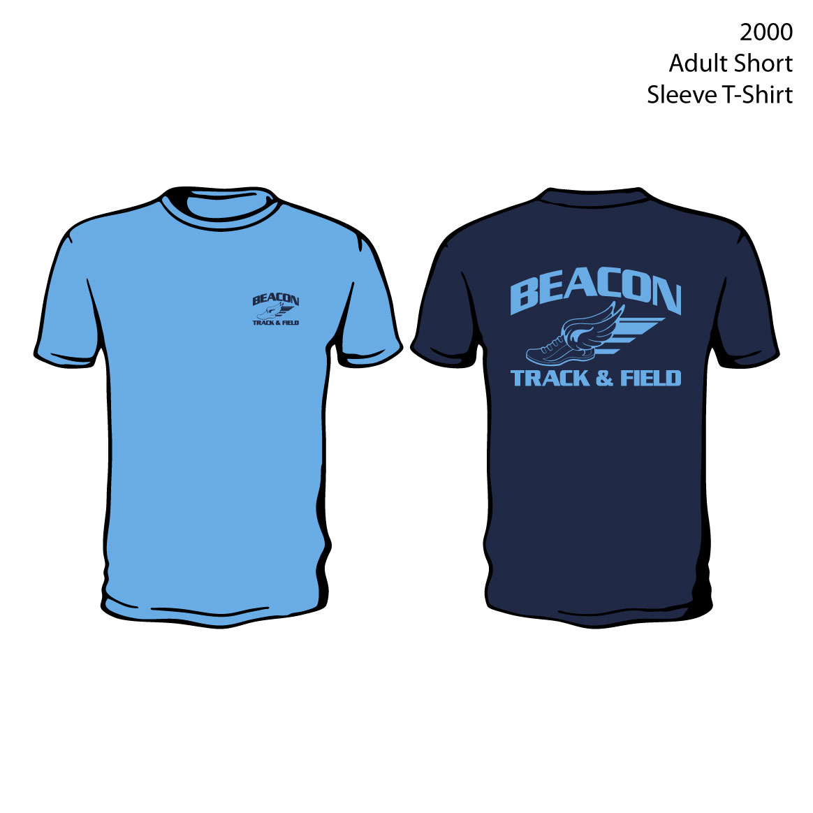 A - 2000 ADULT Short Sleeve